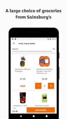 Sainsbury's Chop Chop android App screenshot 2